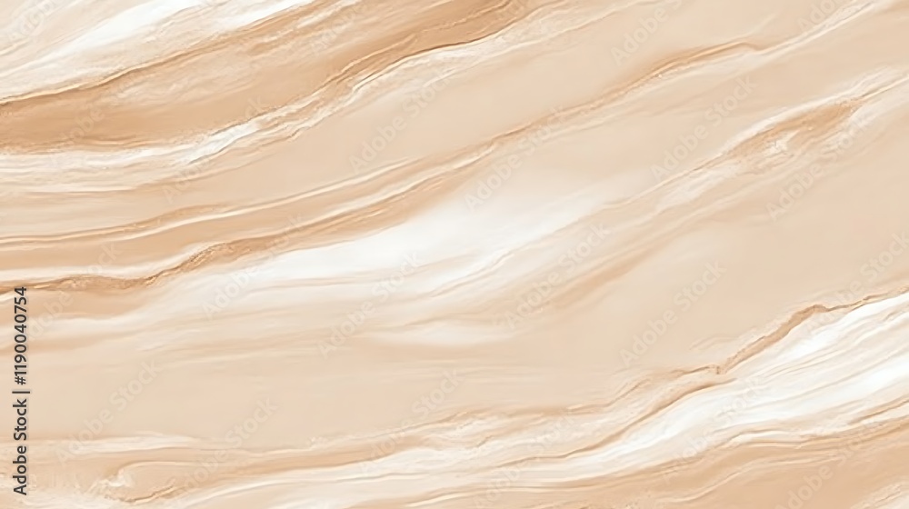 Obraz premium Abstract Beige Marble Swirl Texture Background