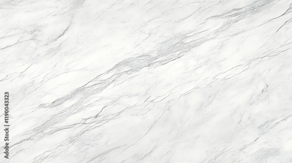 Fototapeta premium White Marble Texture with Grey Veining Detail