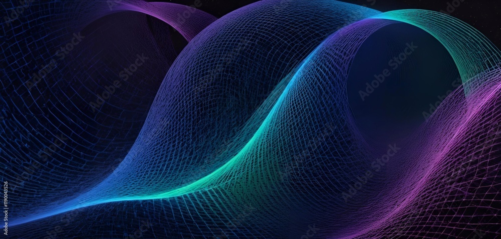 Fototapeta premium blue purple background image, gradation, space, line, digital, texture, banner