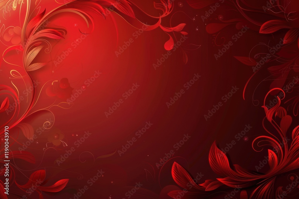 Abstract Red Background with Glowing Lights, Sparkles, and Digital Art for a Vibrant and Mystical Fantasy Design Abstract Red Background with Glowing Lights, Sparkles, and Digital Art for a Vibrant and Mystical Fantasy Design