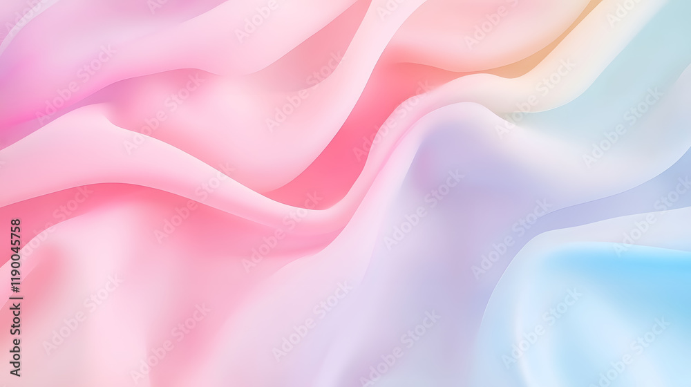 Obraz premium A pastel abstract background in gentle tones creates a soft and romantic atmosphere.