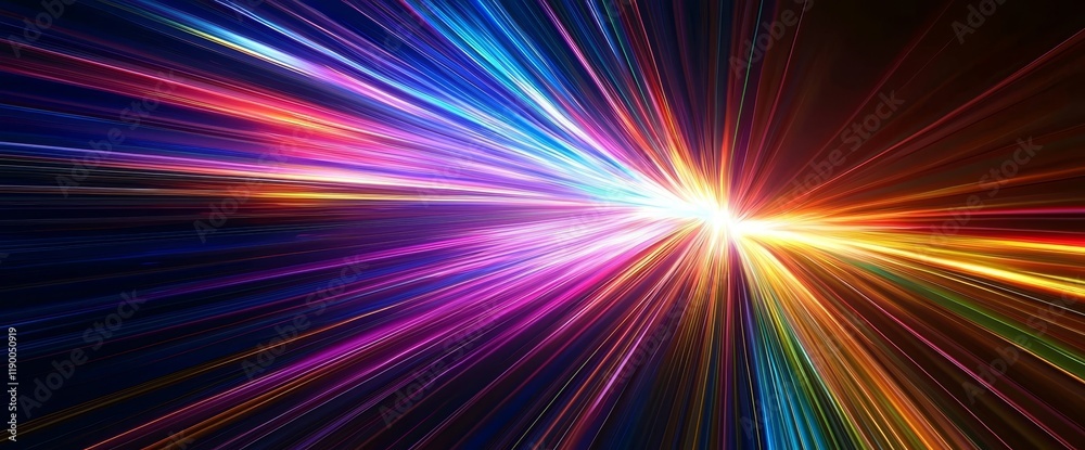 Obraz premium Capture of Stellar Phenomenon at Event Horizon