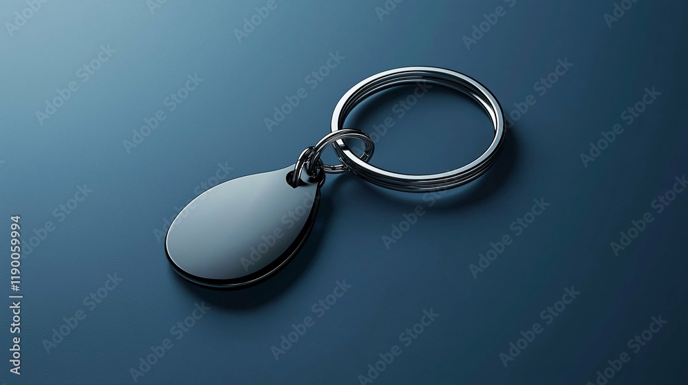 Sleek isolated keychain mockup with branding space on a clean background, perfect for product displays and promotional materials. Sleek isolated keychain mockup with branding space on a clean background, perfect for product displays and promotional materials.