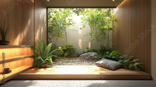 Create a Calm and Inviting Atmosphere for Virtual Online Presentations with a Nature-Inspired Zoom Background Setting