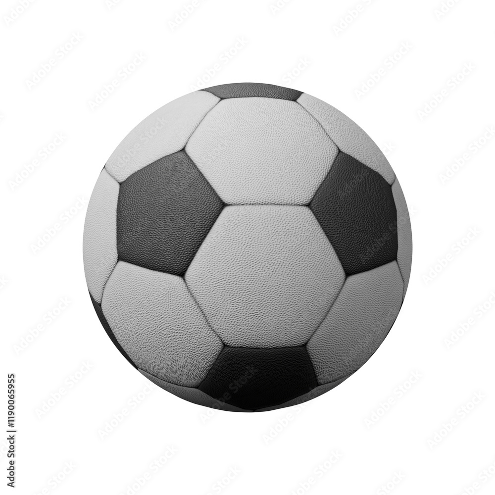 Football 3D render isolated on transparent background, PNG Football 3D render isolated on transparent background, PNG