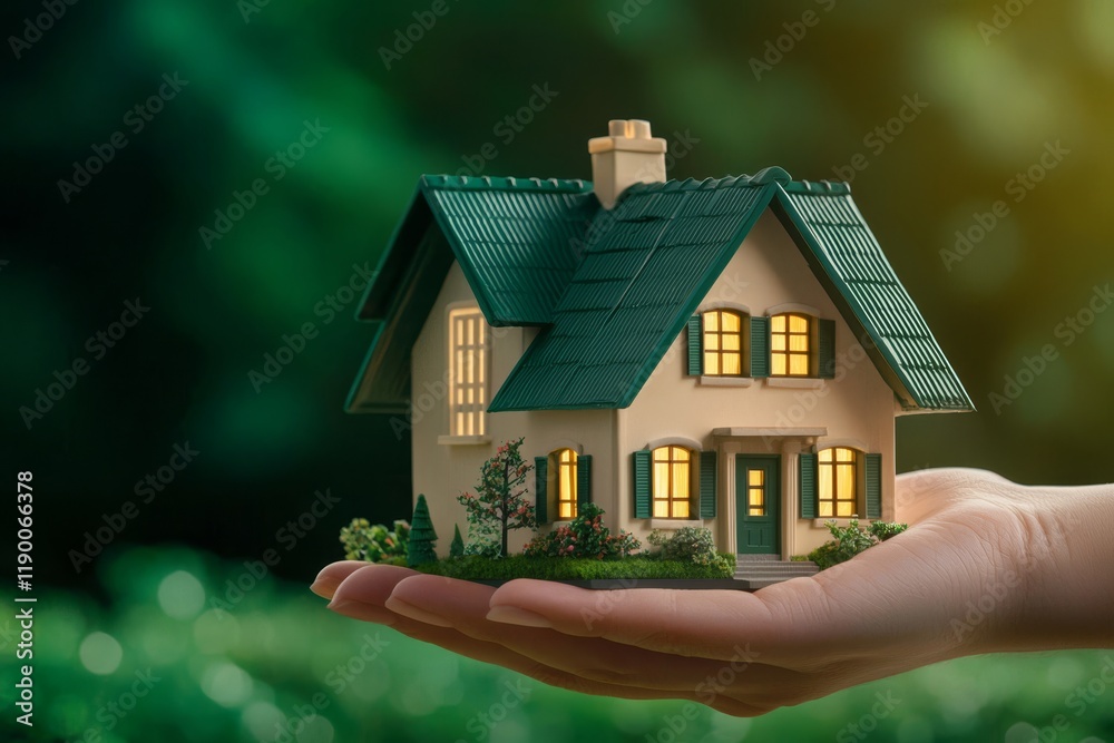 This creative concept merges finance with a nurturing approach to home buying.