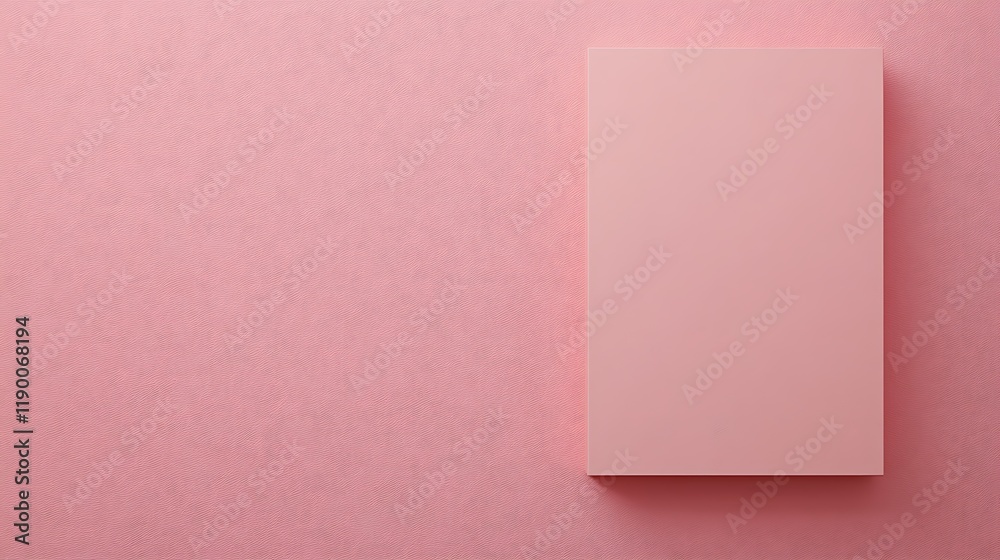 Pink Background With A Tall Pink Rectangle Pink Background With A Tall Pink Rectangle