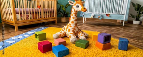 giraffe and baby