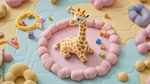 giraffe and baby