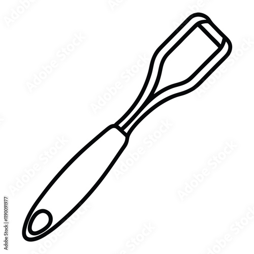 kitchen spatula isolated on white