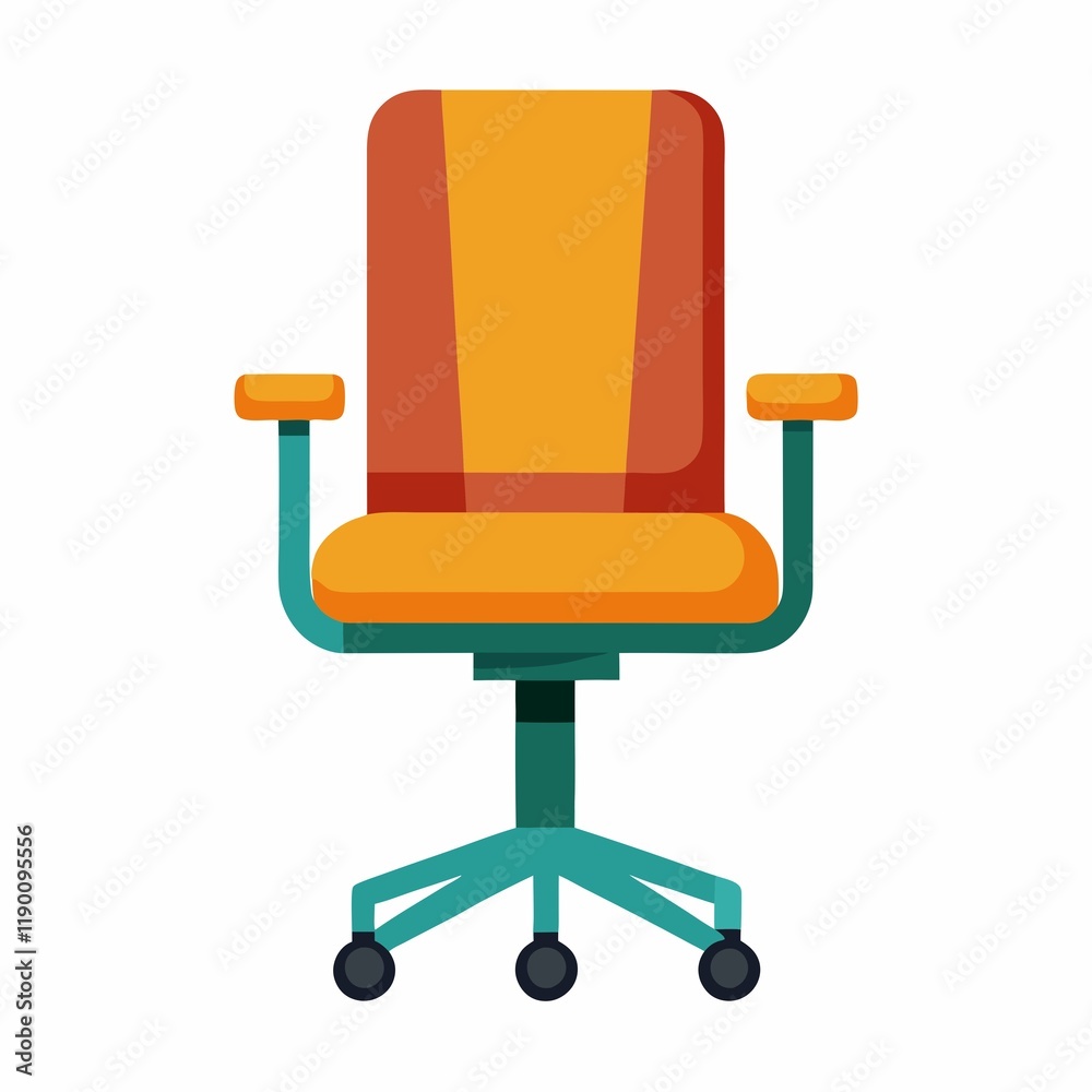 chair illustration on white background chair illustration on white background
