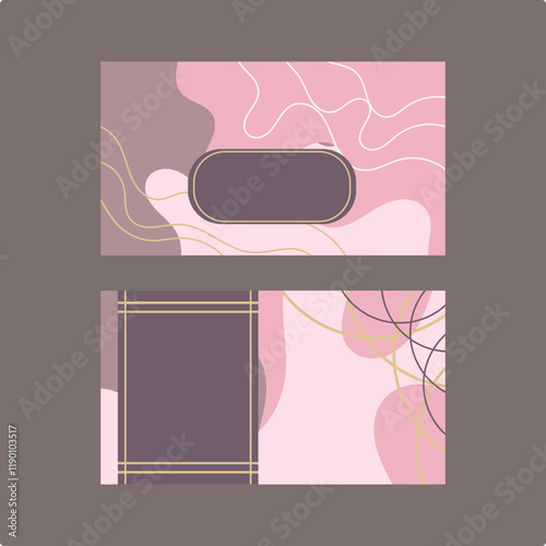 Artistic painted backgrounds illustration