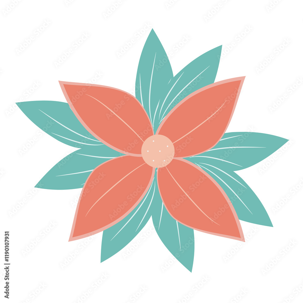 Fototapeta premium Flower with pastel color