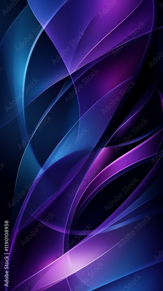 Fototapeta premium Purple and purple colored smoke against a dark background