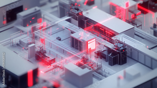 AI-driven threat detection systems in factories, analyzing patterns in factory operations to predict and prevent potential security breaches.