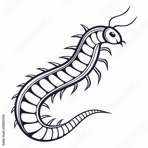 vector-silhouette-of-worm