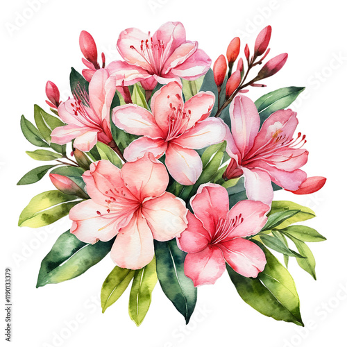 Watercolor Flower Bouquet