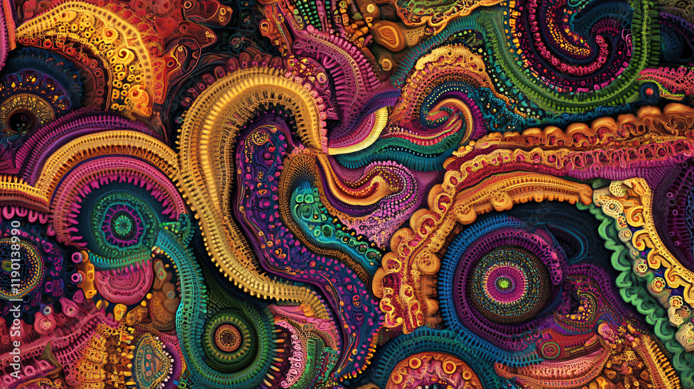 AI-generated fractal patterns with intricate and colorful details. AI-generated fractal patterns with intricate and colorful details.