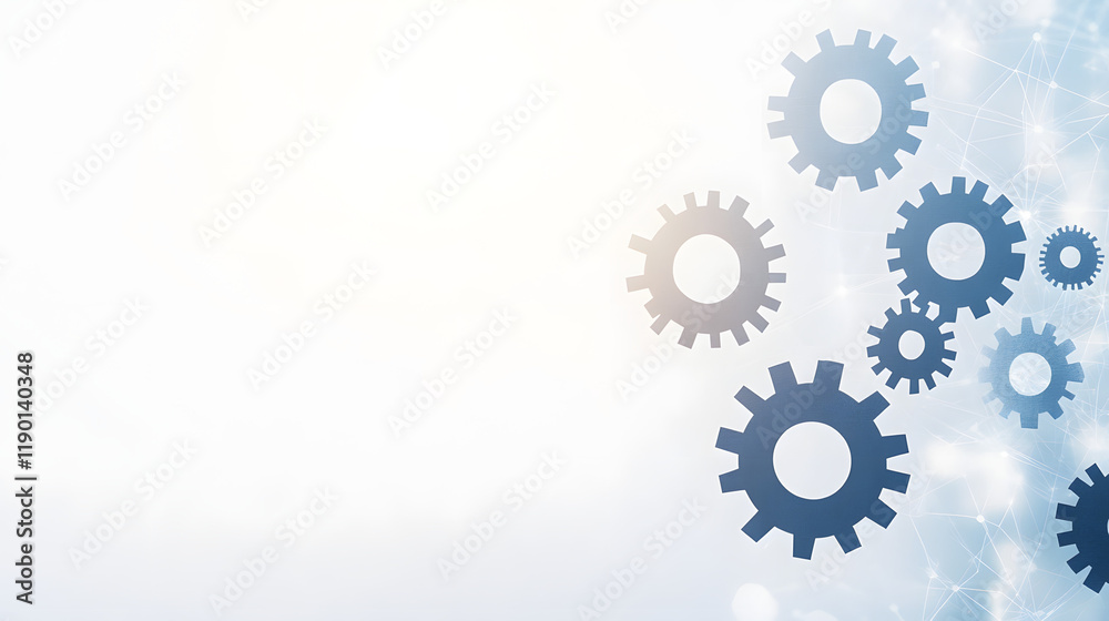 Corporate efficiency represented through gears and mechanical elements symbolizing productivity and teamwork
Corporate efficiency represented through gears and mechanical elements symbolizing productivity and teamwork