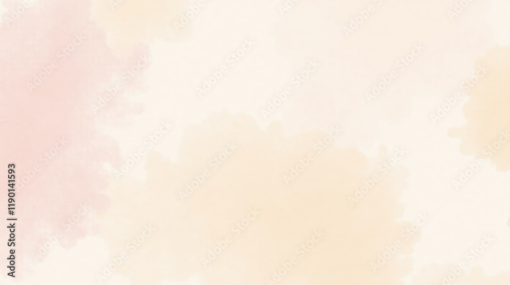 Obraz premium Soft Pink and Beige Floral Watercolor Background