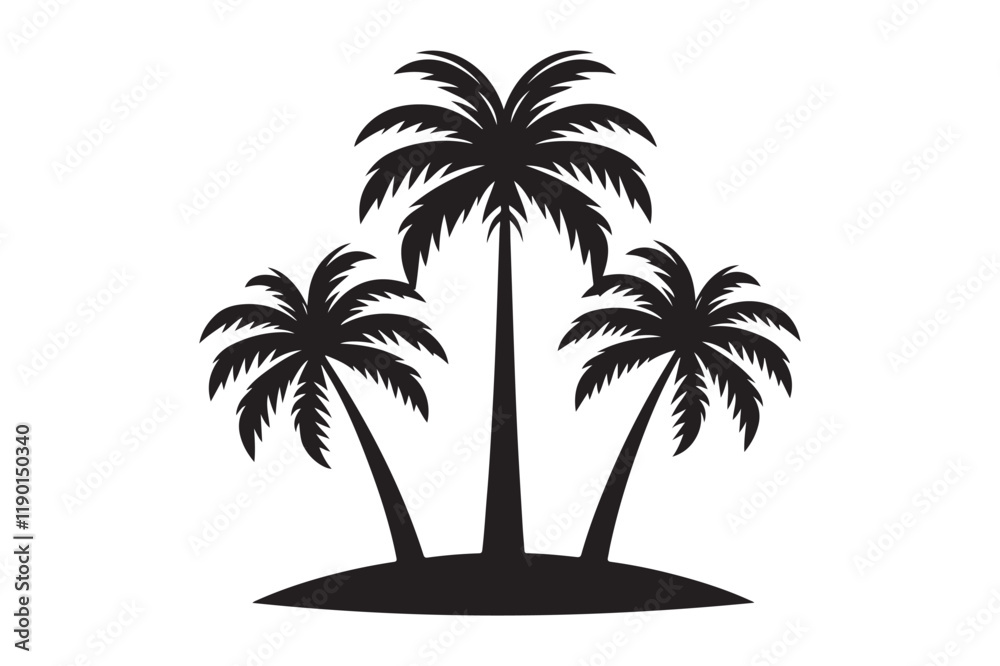palm tree silhouette palm tree silhouette