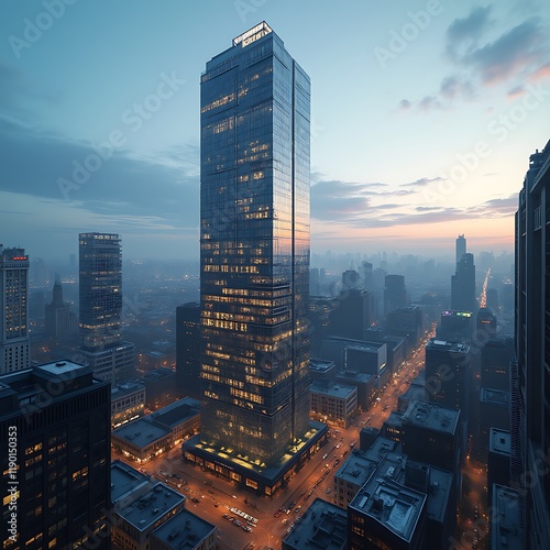 view of a skycraper