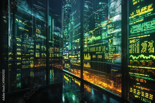AI provides analytics for virtual reality stock trading platforms.