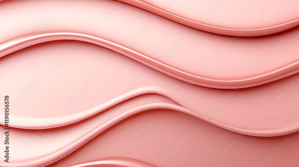 Obraz premium Abstract Pink Wave Pattern Background Design