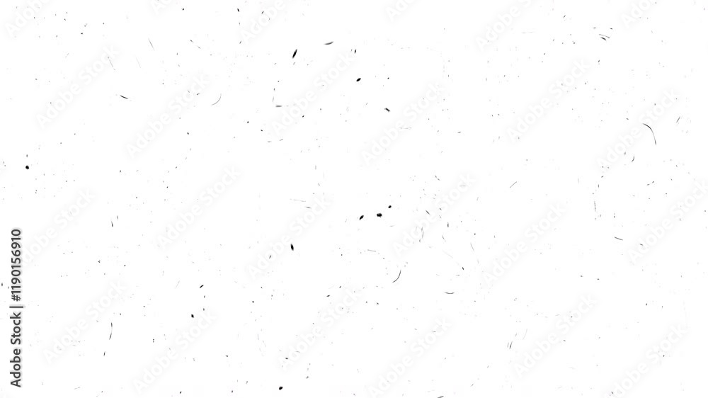 Old vintage film overlay with grain distortion effect and shifting vertical lines, 4k, transparent background with alpha channel, seamless loopable element