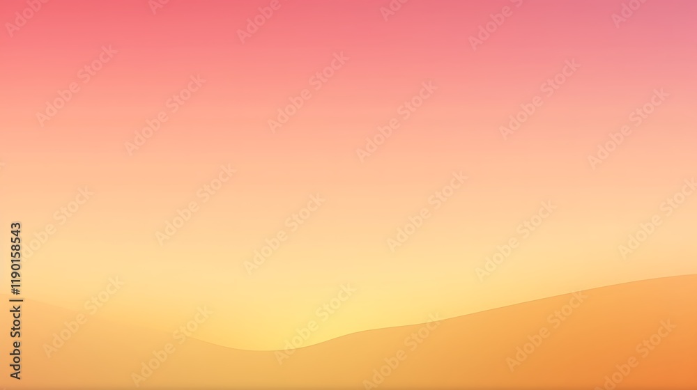 Obraz premium Abstract Pastel Landscape Sunrise Hues