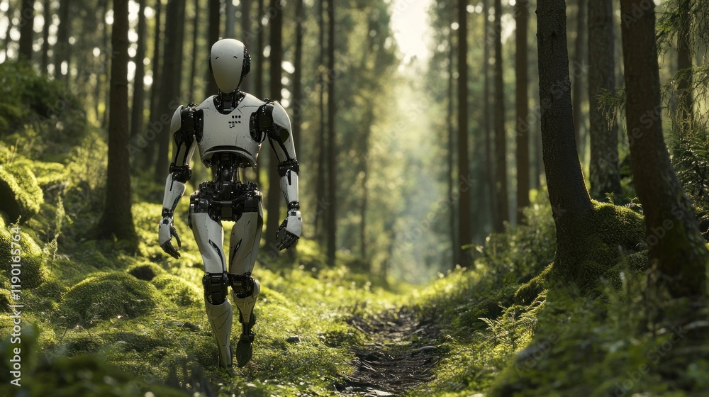 Android in a Forest: A Futuristic Encounter in Nature Android in a Forest: A Futuristic Encounter in Nature