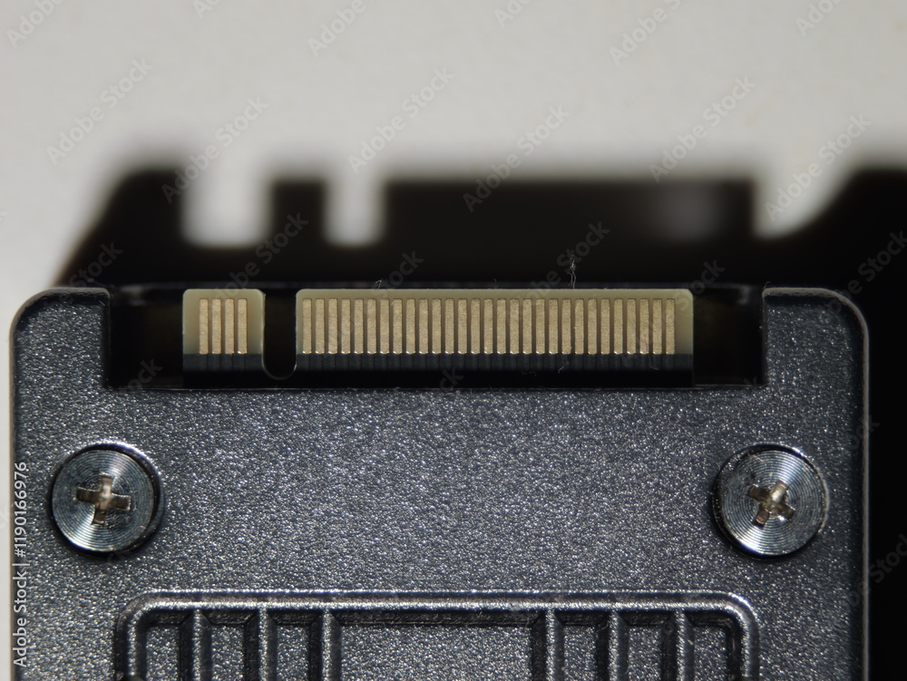 A close up of a computer's internal components A close up of a computer's internal components