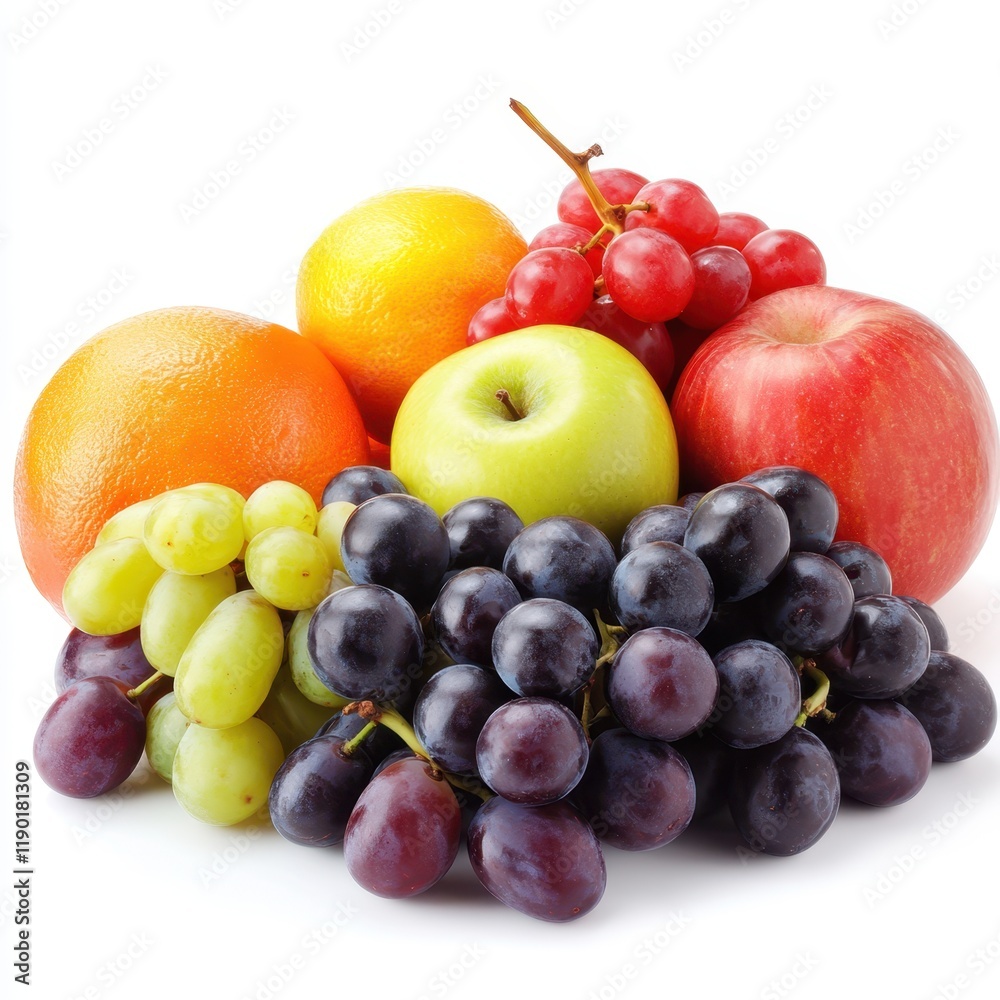 A vibrant assortment of various fruits displayed together on a table, showcasing their colors, shapes, and textures in an inviting arrangement. A vibrant assortment of various fruits displayed together on a table, showcasing their colors, shapes, and textures in an inviting arrangement.