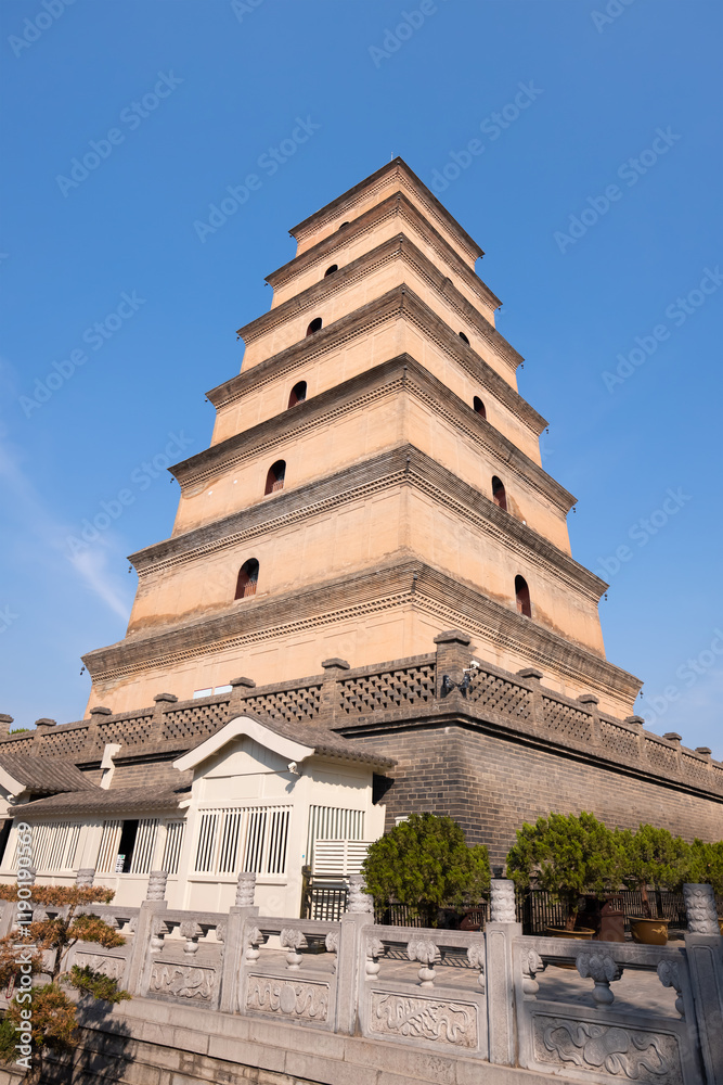 Great Wild Goose Pagoda, Pagoda, Yanta, Xian, Shaanxi, China Great Wild Goose Pagoda, Pagoda, Yanta, Xian, Shaanxi, China