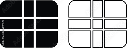 EMV chip icon set. Line, glyph and filled outline, mobile telephone Microchip for bank plastic credit or debit charge or sim card. Digital Nfc technology. Contactless payment at terminals and ATMs.