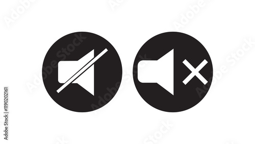 mute volume icon