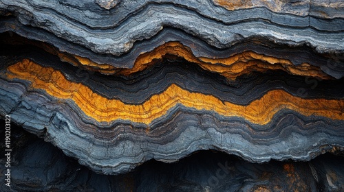 Wallpaper Mural Colorful Geological Layers with Striking Patterns and Textures Torontodigital.ca