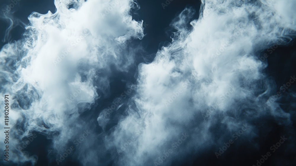 White cloud isolated on black background ,Textured smoke ,brush effect. White cloud isolated on black background ,Textured smoke ,brush effect.