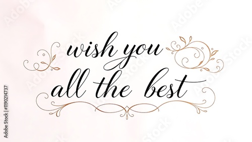 wish you all the best typography