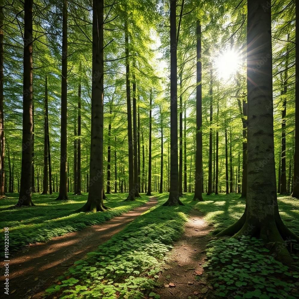 Obraz premium path in the forest