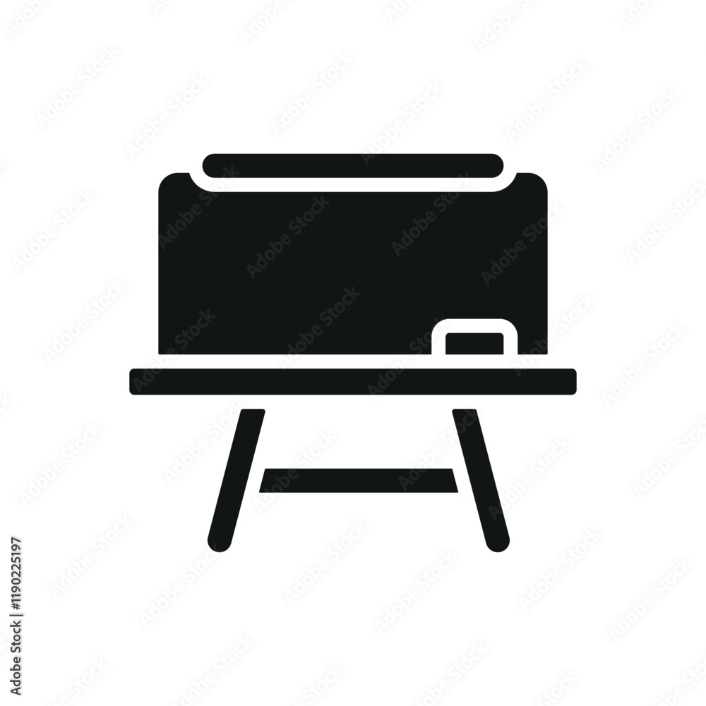 Blackboard icon featuring a sleek and minimalistic design, ideal for adding sophistication to writing, brainstorming, or communication-themed projects Blackboard icon featuring a sleek and minimalistic design, ideal for adding sophistication to writing, brainstorming, or communication-themed projects