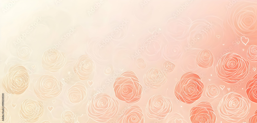 Naklejka premium background with flowers