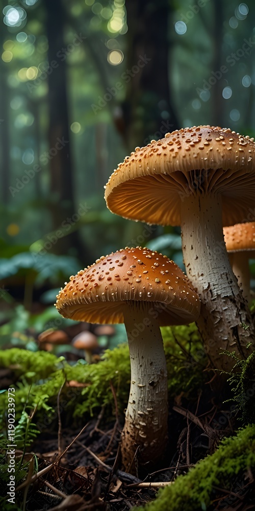 Fototapeta premium mushroom in the forest