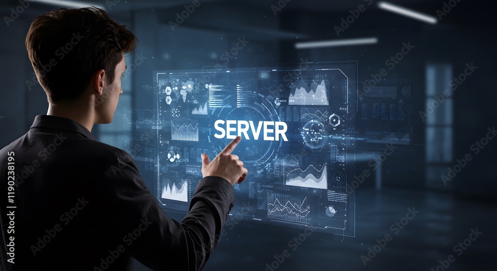 Server room innovation showcasing futuristic cloud computing and storage technology with interactive interface and advanced analytics for secure data management and seamless operation environment Server room innovation showcasing futuristic cloud computing and storage technology with interactive interface and advanced analytics for secure data management and seamless operation environment