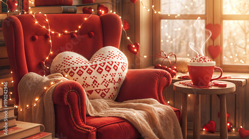 バレンタイン(横) Valentine's Day Generative AI