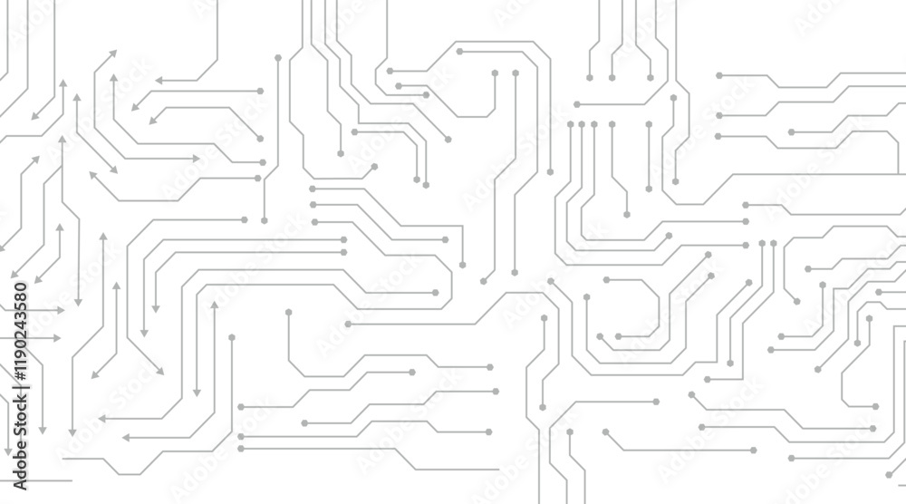 Circuit board seamless pattern