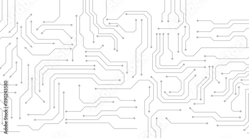Circuit board seamless pattern