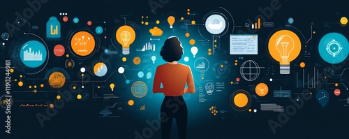 insightful infographic, visually engaging diagram, educational knowledge, offering valuable data and information, informative visuals