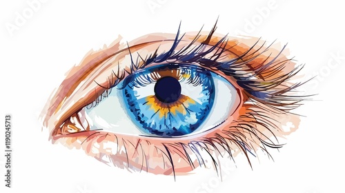 Eye Inspection: A Window into Health and Emotion iris face zoom macro pupil human sclera vision     