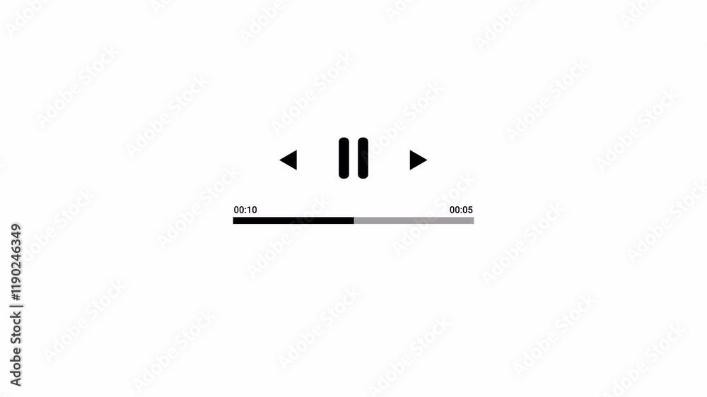 Soundlines Animation Line audio wave visualization voice record, sound wave animation , line ...